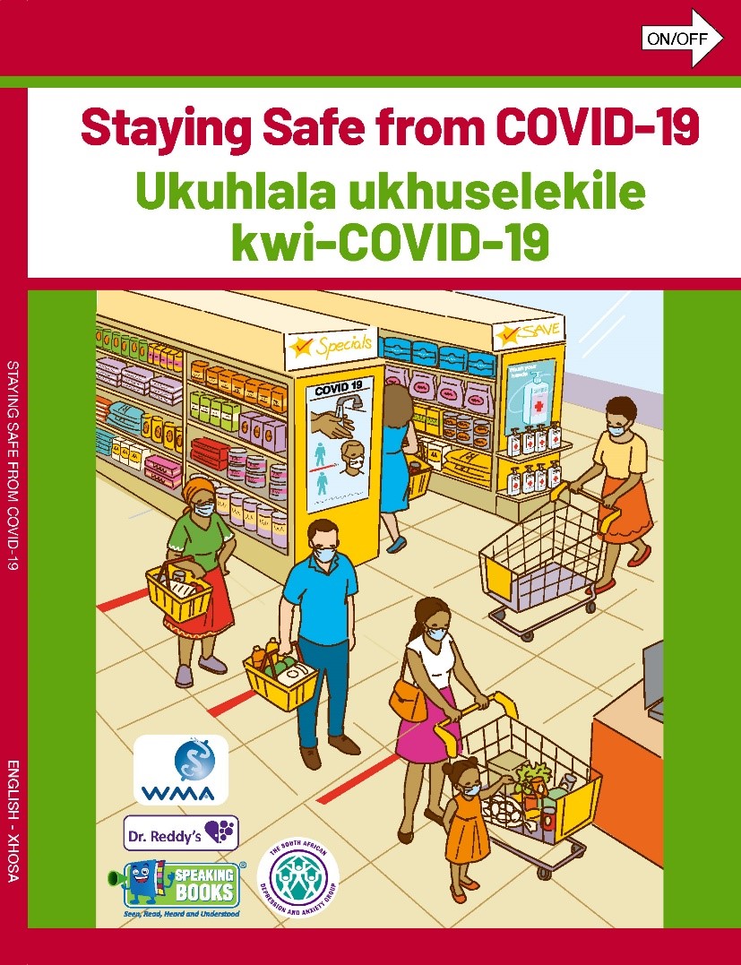 staying safe from covid speaking book 1