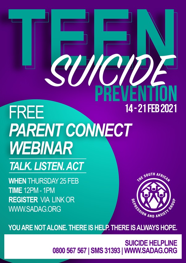 teen suicide prevention parent webinar