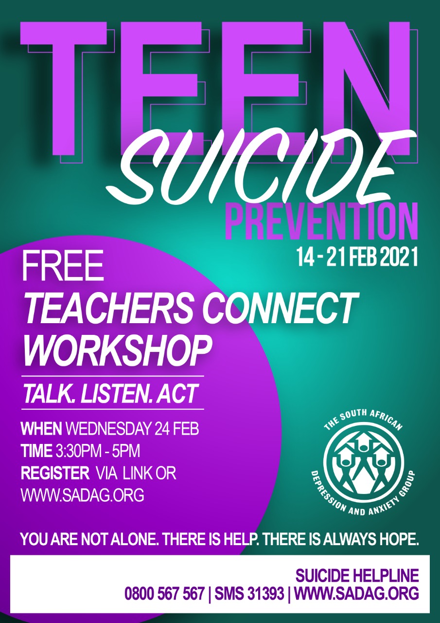 teen suicide prevention teacher webinar