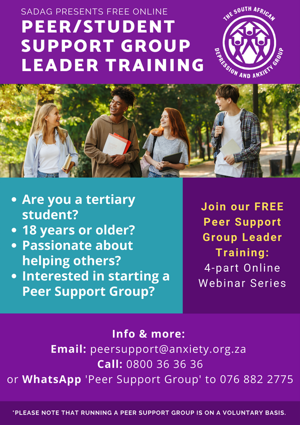 Peer Support Group Leader Training Invite