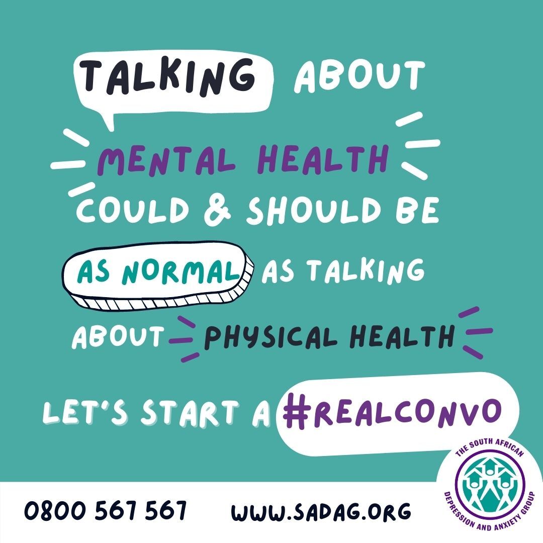 Talking about mental health could and should be as normal as talking about physical health let s start a Realconvo 2 
