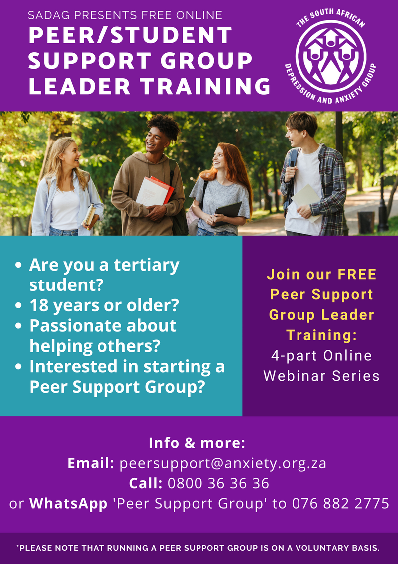 Peer Support Group Leader Training generic 2023