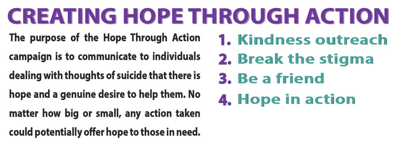 Suicide Prevention Day Creating Hope