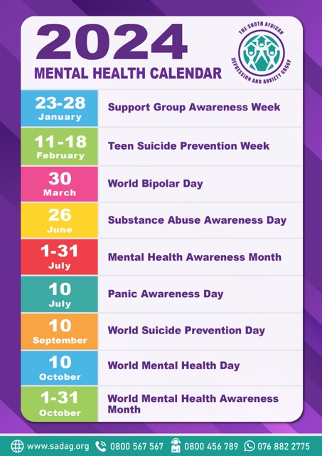 2023 Mental Health Calendar