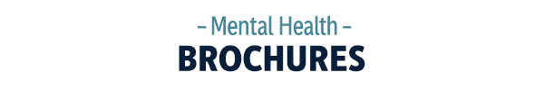 mental health brochures