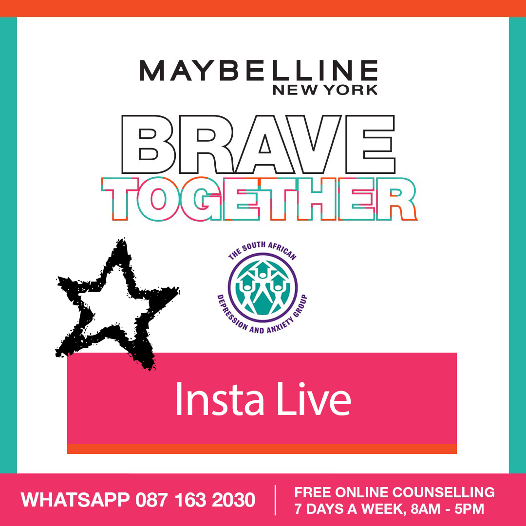maybelline sadag brave together insta live