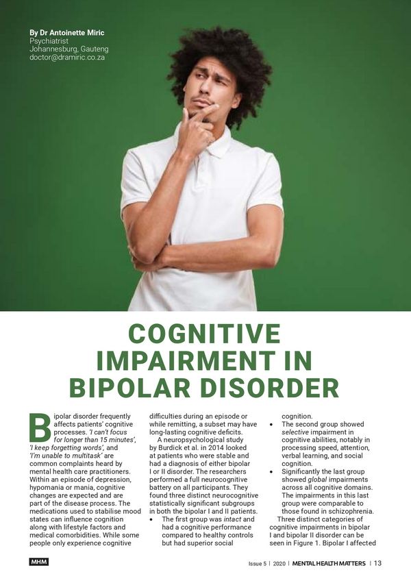 Cognitive Impairment in Bipolar Disorder