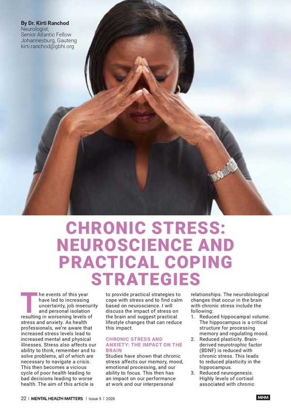 Chronic Stress: Neuroscience and Practical Coping Strategies