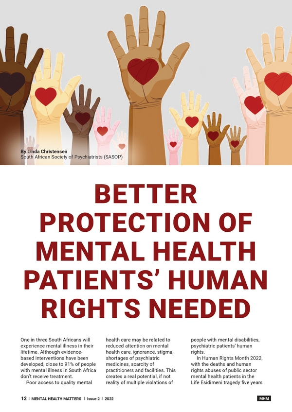 Better protection of mental health patients' human rights needed