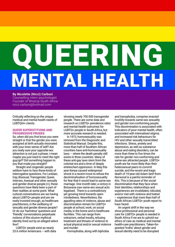 MHM Queering Mental Health
