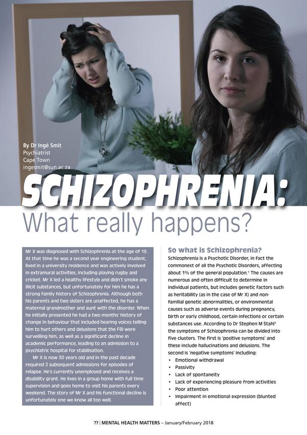 Schizophrenia What really happens1