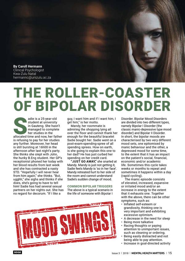 the roller coaster of bipolar disorder 1