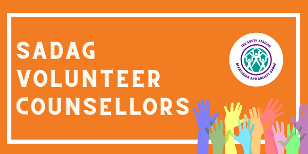 SADAG Volunteer Counsellors banner